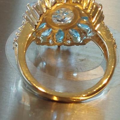 Beautiful Blue Topaz Ring