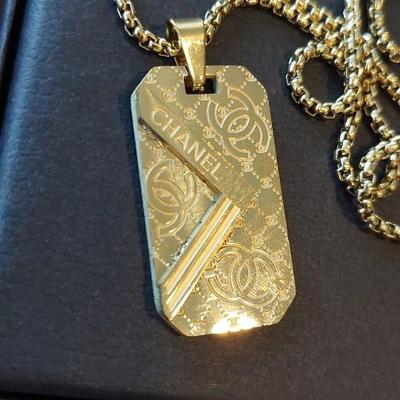 Chanel Name Necklace