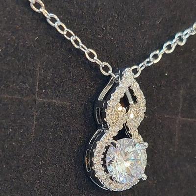 Moissanite 925 Sterling Silver Necklace