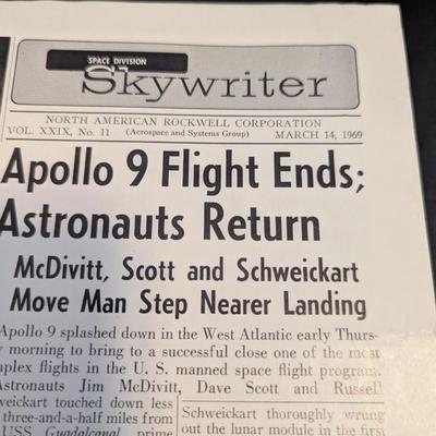 1960's Skywriter & Marshall Star Space Flight News Papers