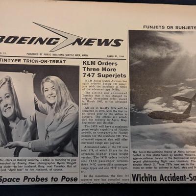 1960's Boeing News Papers