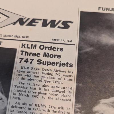 1960's Boeing News Papers