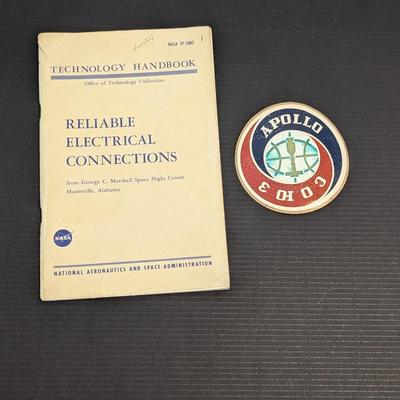 1960's Reliable Electrical Connections Handbook & Apollo Sticker
