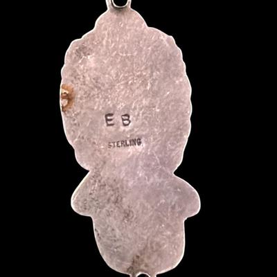 Sale Photo Thumbnail #527: Sterling Silver And Black Onyx Navajo Slave Bracelet   Total weight 300 grams