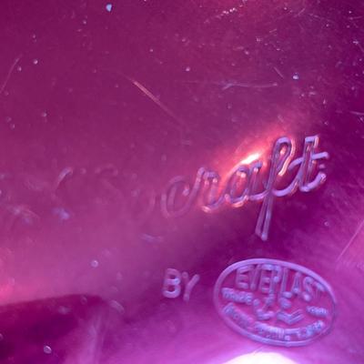 Red craft aluminum bowl