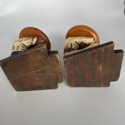 3” t wood Mexican figures