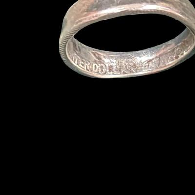 Sale Photo Thumbnail #542: Ring Made from a US Quarter   Silver