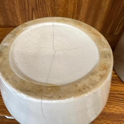 Sale Photo Thumbnail #194: Bean pot does have a crack on the bottom, does not appear to go through entire base