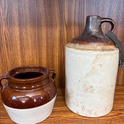 Sale Photo Thumbnail #192: Bean pot does have a crack on the bottom, does not appear to go through entire base