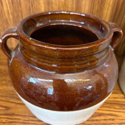 Sale Photo Thumbnail #193: Bean pot does have a crack on the bottom, does not appear to go through entire base