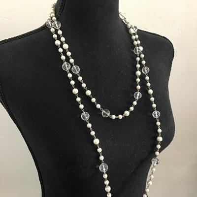 Beautiful very nice Jewel, kade, pearl, and crystal bead layering necklace