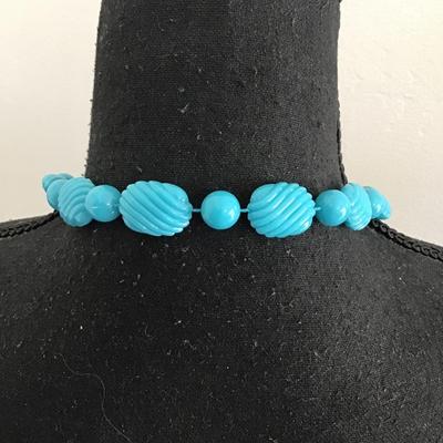 Vintage Lucite type bead necklace