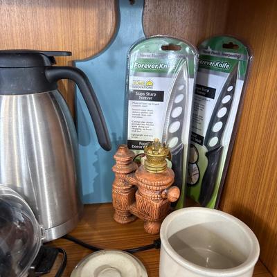 Sale Photo Thumbnail #311: Hard-boiled egg mix, new knives, carafe, and more