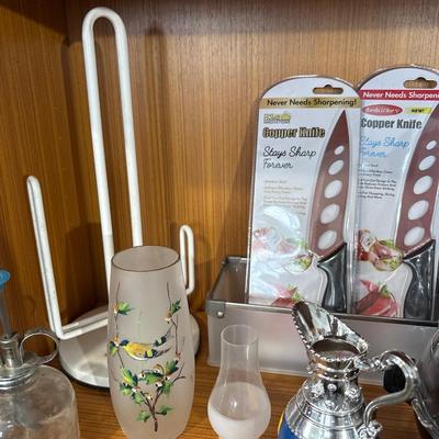 Sale Photo Thumbnail #312: Hard-boiled egg mix, new knives, carafe, and more