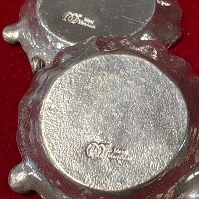 Crystal shell shape, bowl, two silver tone, shell shape mini dishes!