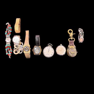 Sale Photo Thumbnail #591: Lot of Assorted Watches NON TESTED NON WORKING