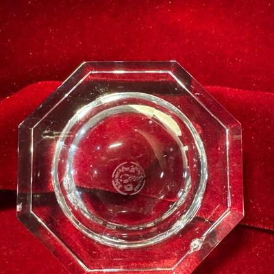 Baccarat salt cellars, marked, lot of seven