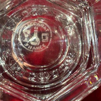 Baccarat condiment jar