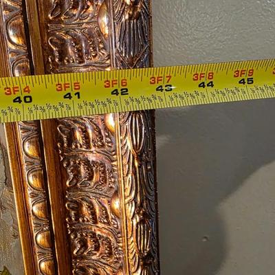 Luca DeAngelo Original Oil Painting – Large European Canal Cityscape in Ornate Gilt Frame