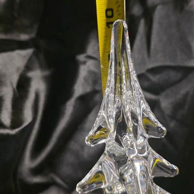 Vintage 1976 Sigma Taste Setter Full Lead Crystal Christmas Tree | 10+ Inch Hand-Cut Faceted Branches | One Tiny Tip Chip (Shown) |...