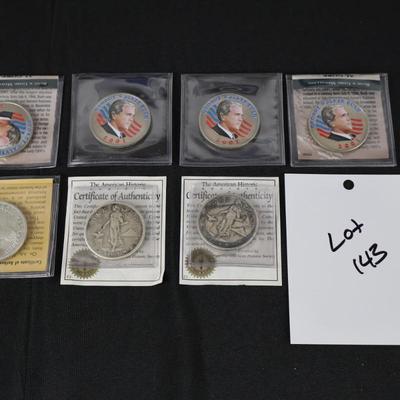 Misc Coin Lot Including Silver Peso's