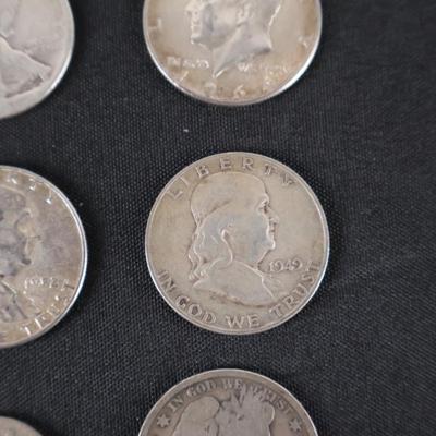 Mixed Coin Lot - Mostly Silver (13)