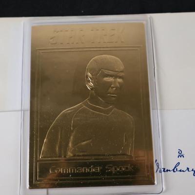 Danbury Mint Star Trek 22kt Cards (3)