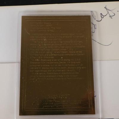 Danbury Mint Star Trek 22kt Cards (3)