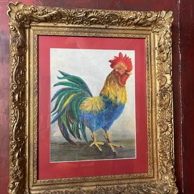 Sale Photo Thumbnail #9: Rooster Watercolor 