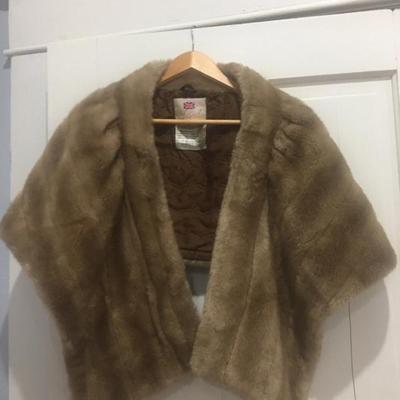Sale Photo Thumbnail #11: Vintage Astraka Faux Fur Shawl Stole