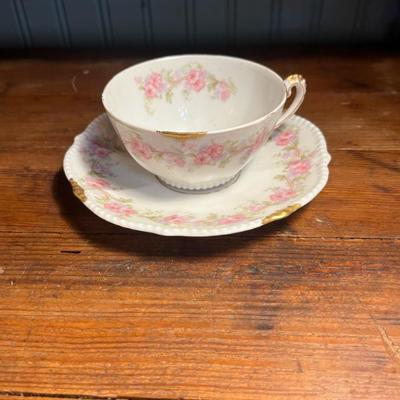 Sale Photo Thumbnail #90: Limoges Elite Works Teacup And Saucer 
