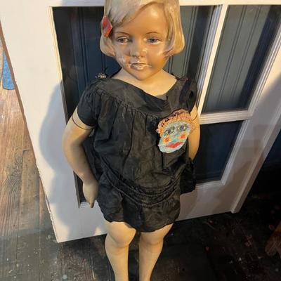 Sale Photo Thumbnail #103: Antique Store Display Mannequin with Antique Clothing