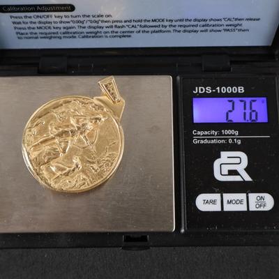 14Kt Gold Pendant - 27.6 grams