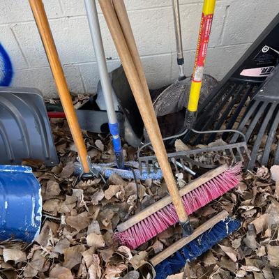  Shed - Rakes and Snow Shovels