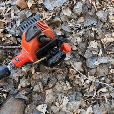  Shed - ECHO Weed Eater with Attachments Has Compression