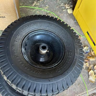  Shed - 2 Turf Saver Tires Used 