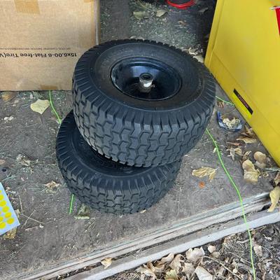  Shed - 2 Turf Saver Tires Used 