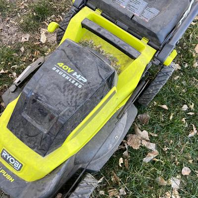  Shed -  Ryobi Electric Lawn Mower with Battery and Charger 