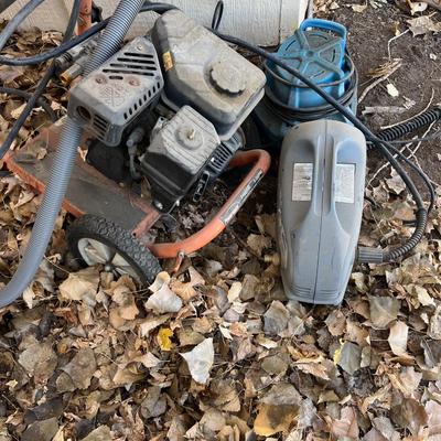  Shed - Sum Pump and Pressure Washer 