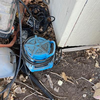  Shed - Sum Pump and Pressure Washer 