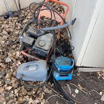  Shed - Sum Pump and Pressure Washer 