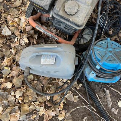  Shed - Sum Pump and Pressure Washer 