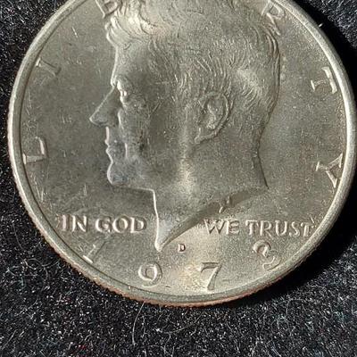 1973-D Kennedy Half Dollar.