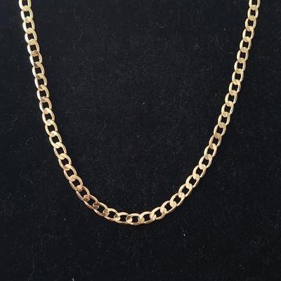 14kt Gold Overlay Brass Necklace 20"