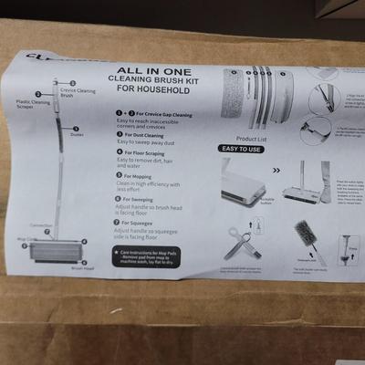 Sale Photo Thumbnail #785: See photos, travel steamer, lint remover, cleaning brush, floor scrub brush and scraper