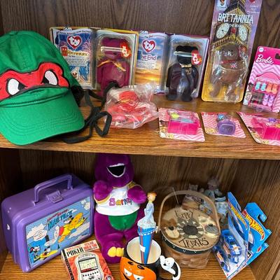 Toys, Teenage Mutant Turtle hat, Ty beanie babies