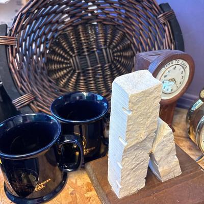 Oil lamp, alarm clock, glass door handles, and more