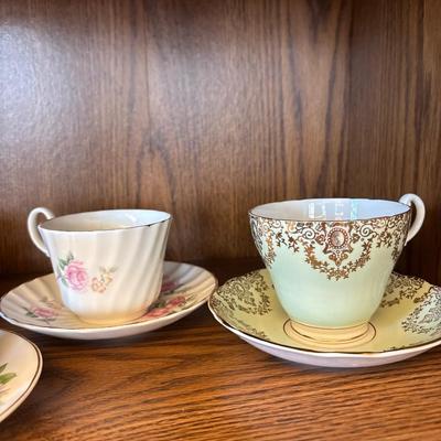 Teacup sets & crystal