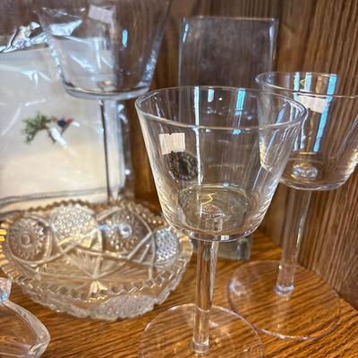 Teacup sets & crystal