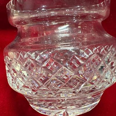Stunning crystal lidded jar made in England